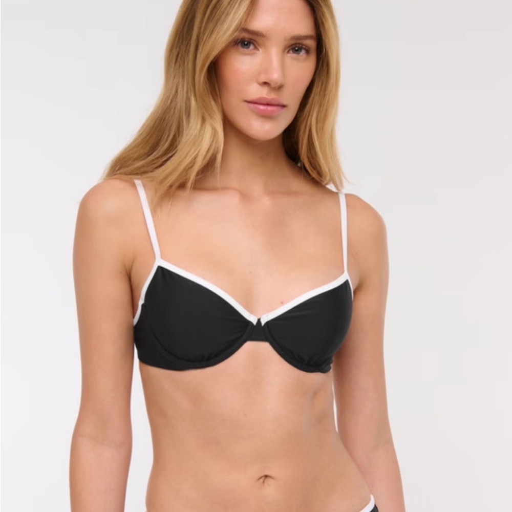 Abercrombie & Fitch Black Bikini Top